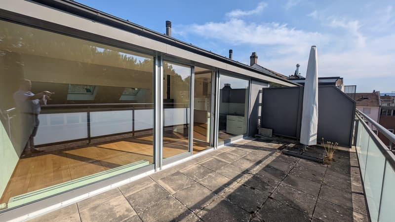 Wohnen über den Dächern  Stilvolle Loftwohnung mit grosser Dachterrasse! (3)