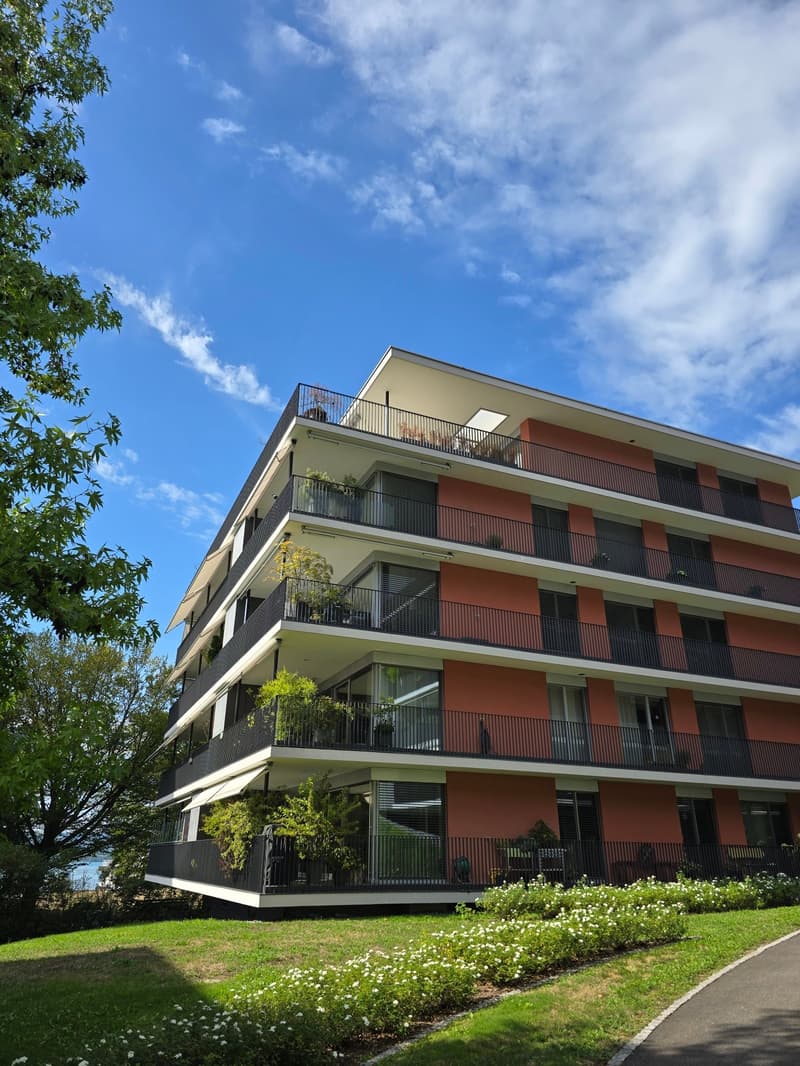 4.5-Zimmerwohnung mit Panoramablick auf See und Berge (1)