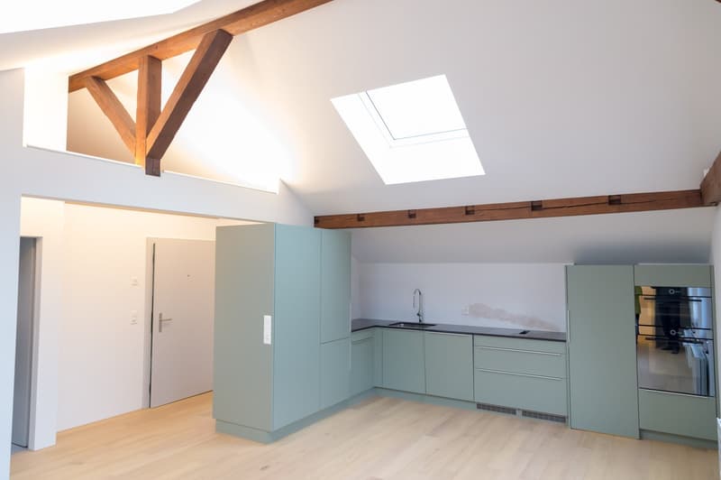 Zentral gelegene 3.5-Dachwohnung in Cham (2)