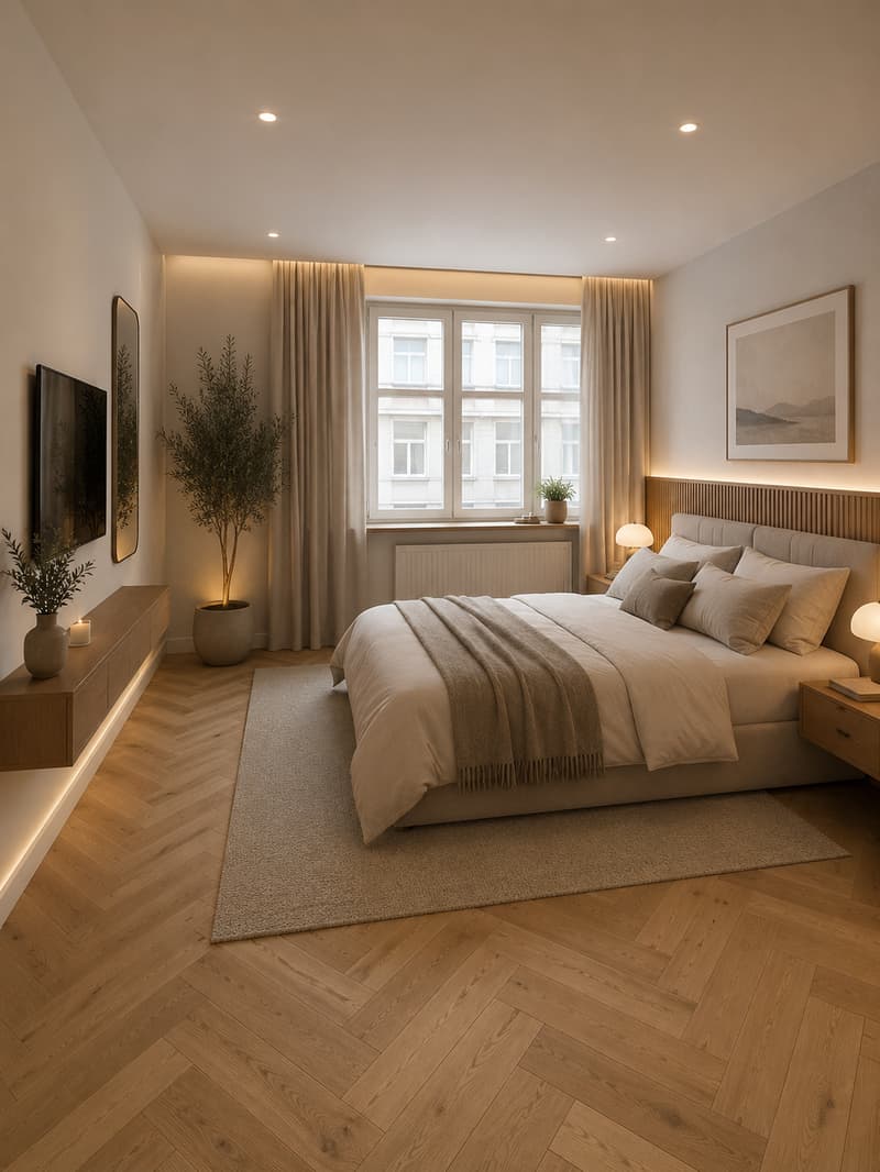 Schlafzimmer nach Ausbau (Beispiel)