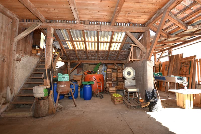 Überdachter Hinterhof