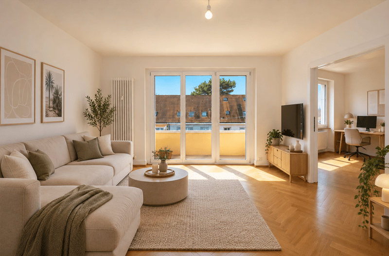 Altbaucharme trifft modernen Wohnkomfort – mit Balkon im Neubadquartier (4)