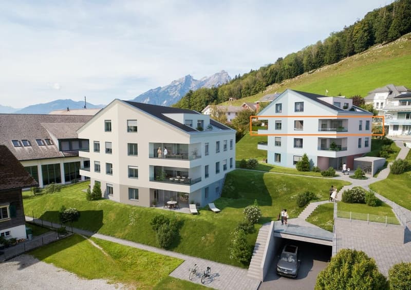 Verkauf: 4.5- Zimmerwohnung in Obbürgen / Stansstad (1)