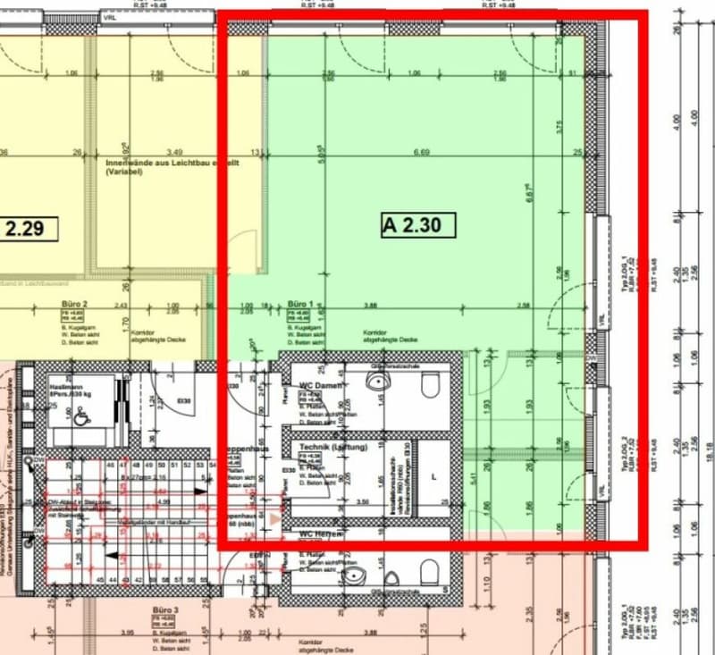 57m² Büro.-/ Gewerbe.- / Praxis.- / Fitness.- oder Therapiefläche (8)