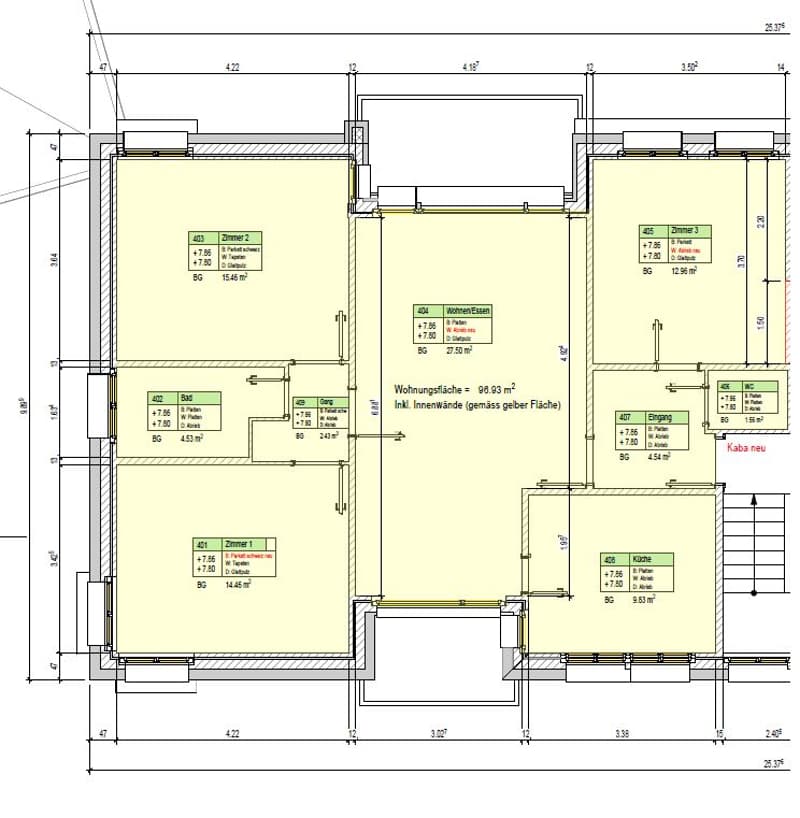 Grundrissplan