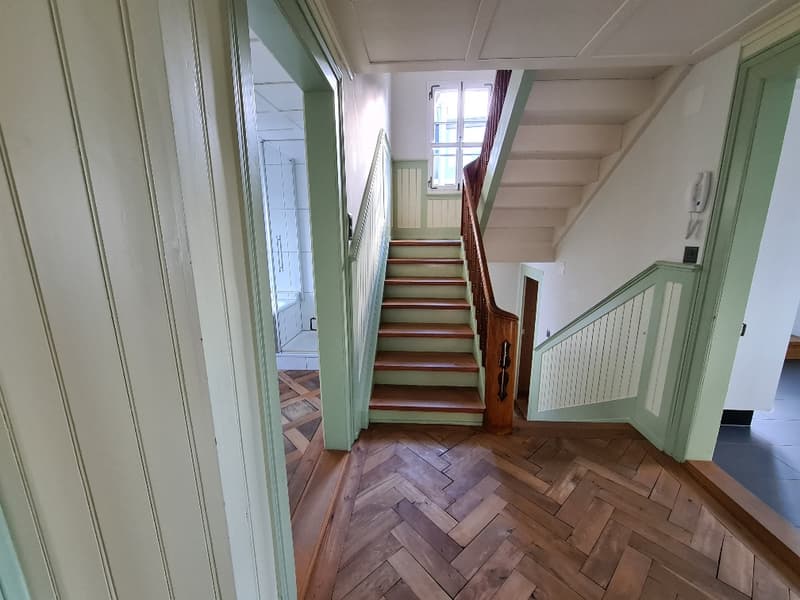 Treppe-Korridor