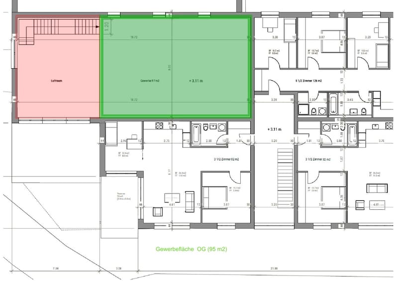 Grundrissplan OG