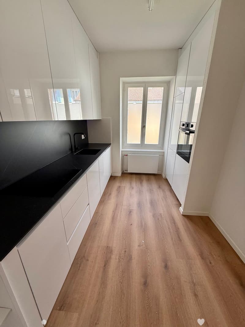 3-Zimmerwohnung im Erdgeschoss in Zentrumsnähe in Biel / App. de 3 pièces au rez-de-chaussée (1)