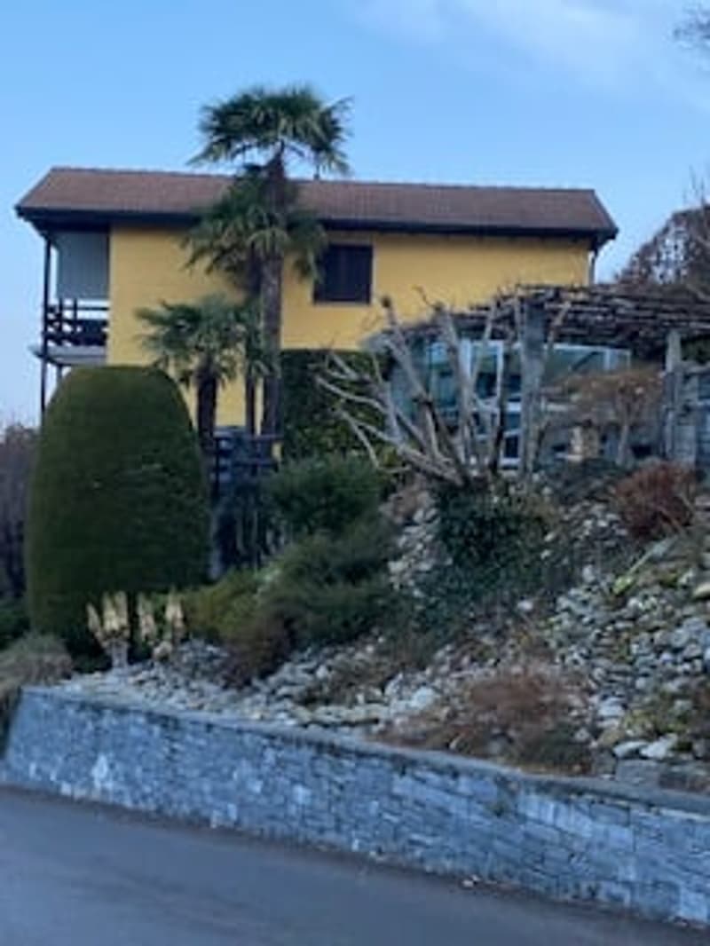 Wohnen an einem paradiesischen Flecken im Tessin mit einer unverbaubaren See& Weitsicht / 2 WOHNSITZ (3)