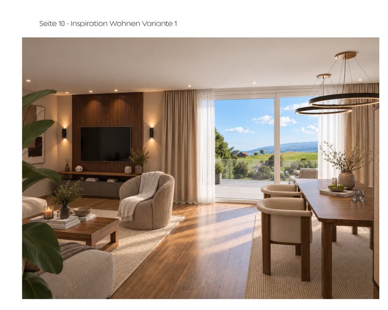 Wohn.-Esszimmer direkter Zugang zur Terrasse