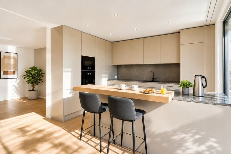 Penthouse-Feeling mit Panoramasicht | Exklusive Terrassenwohnung in Thusis (2)