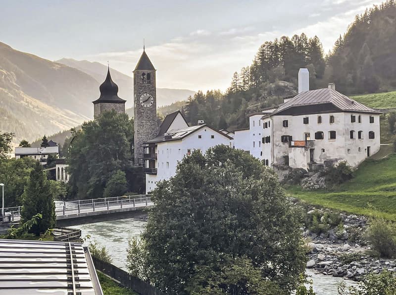 Blick von der Laube richtung Osten