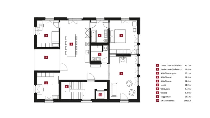 Charmante 4.5-Zimmer-Wohnung mit Bergpanorama in Ardez (18)
