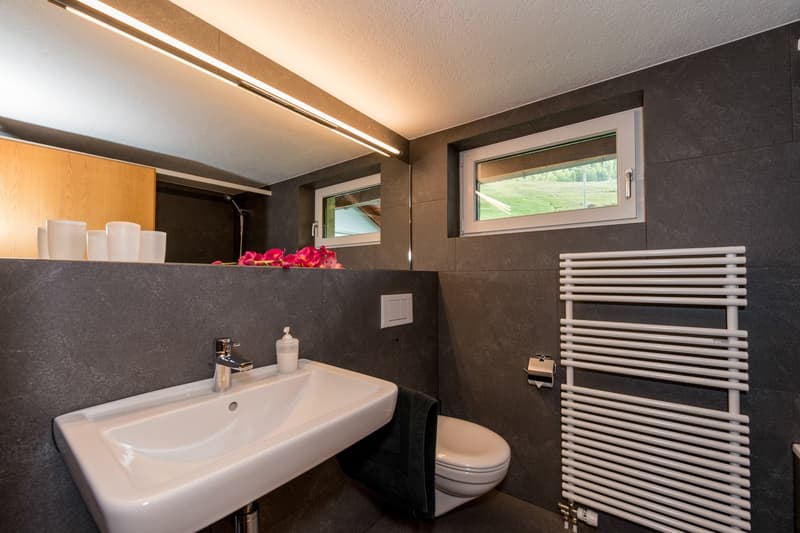 Nasszelle mit Badewanne
