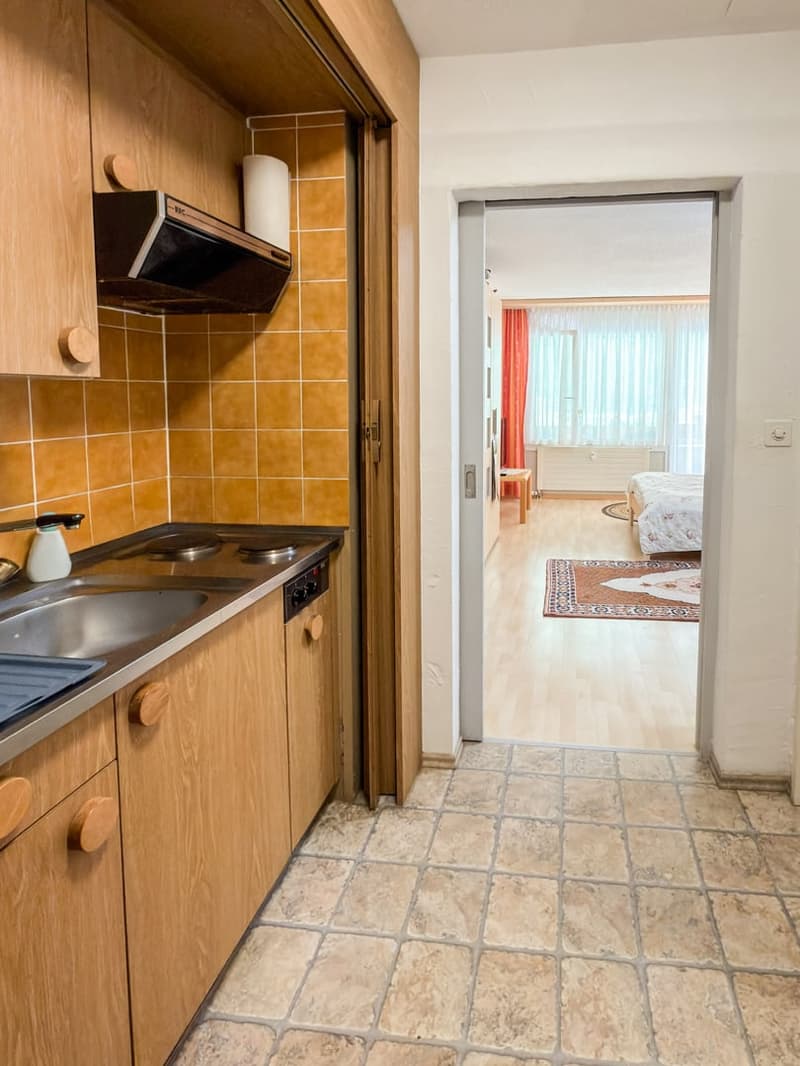 Charmante 1-Zimmer-Wohnung mit Balkon und herrlicher Aussicht in Vulpera (10)