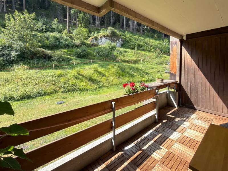 Charmante 1-Zimmer-Wohnung mit Balkon und herrlicher Aussicht in Vulpera (3)