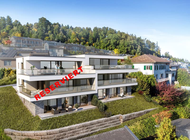 Alpen-Panorama: Zwei NEUBAU 5.5‑Doppel-Einfamilienhäuser an bester Aussichtslage (1)