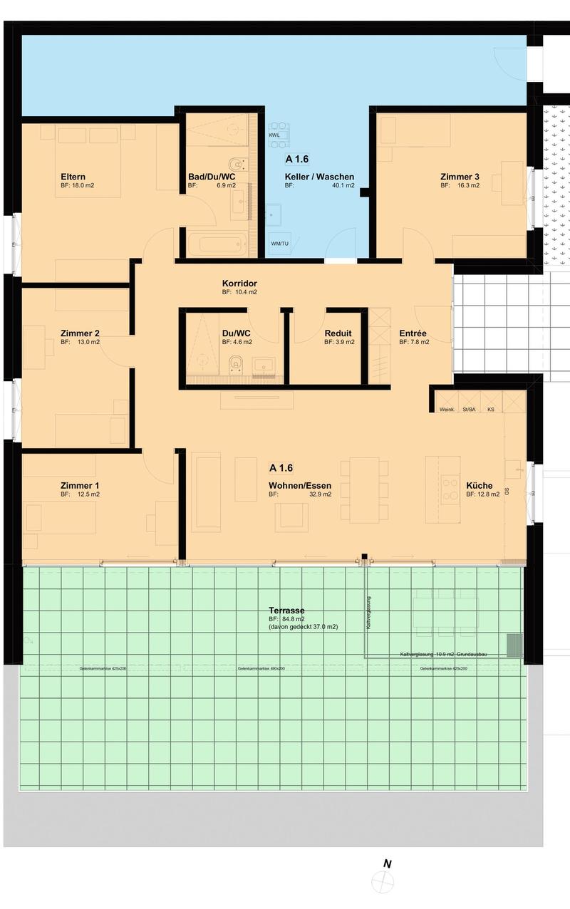 3.5‑Zi-Terrassenwohnung (A 1.6) 170 m² NWF (6)