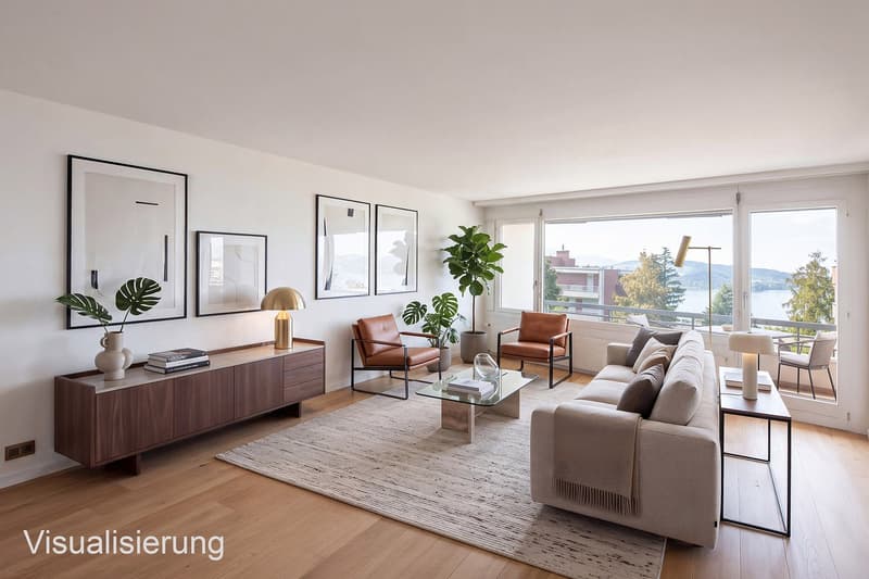4.5‑Zimmer-Wohnung mit herrlicher Aussicht auf den Zugersee (3)