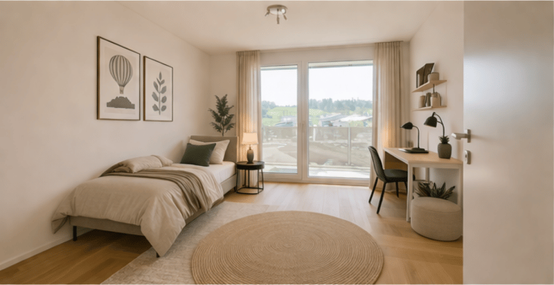 Edle und moderne 3.5-Zimmer-Wohnung mit Südbalkon (6)