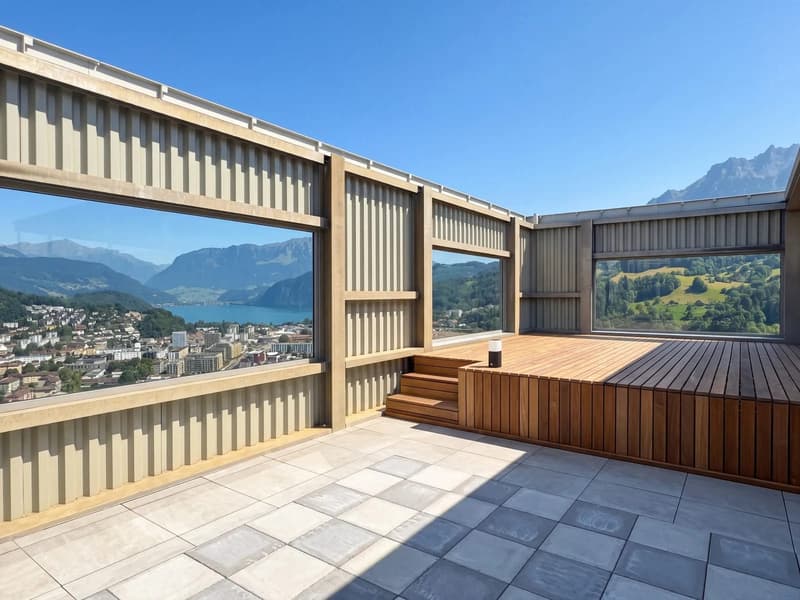 Exklusive 3.5-Zimmerwohnung im 33. OG des höchsten Hauses der Zentralschweiz - Willkommen im SkyLevel des PILATUS TOWER (12)