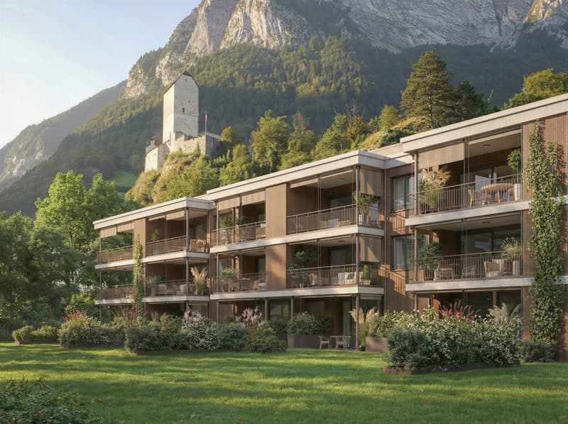 "Schlosspark Sargans» – Wohnen mit Aussicht, Stil und Substanz" (4)