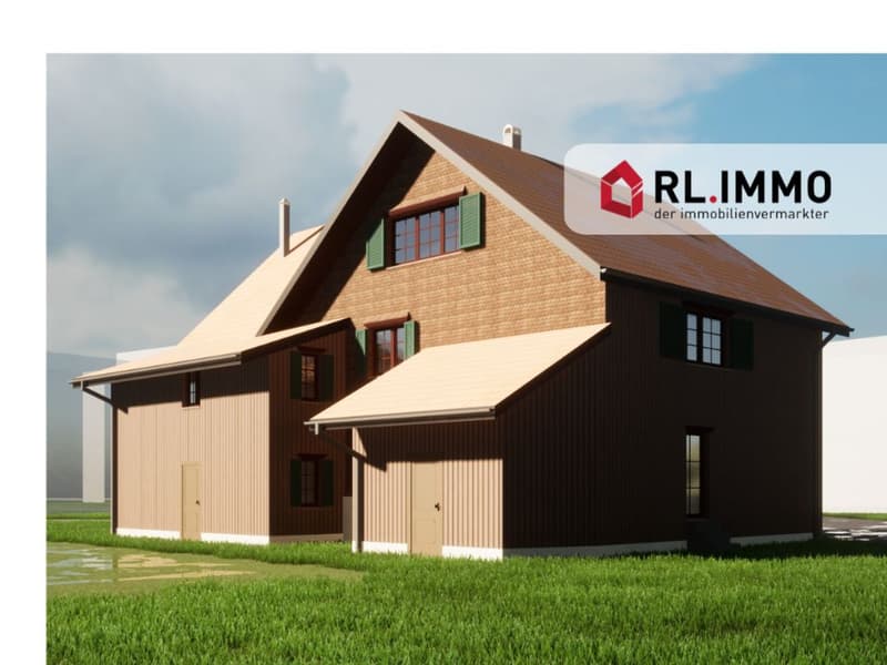 Haushälfte zu kaufen: Bewilligtes Bauprojekt in Oberriet (1)