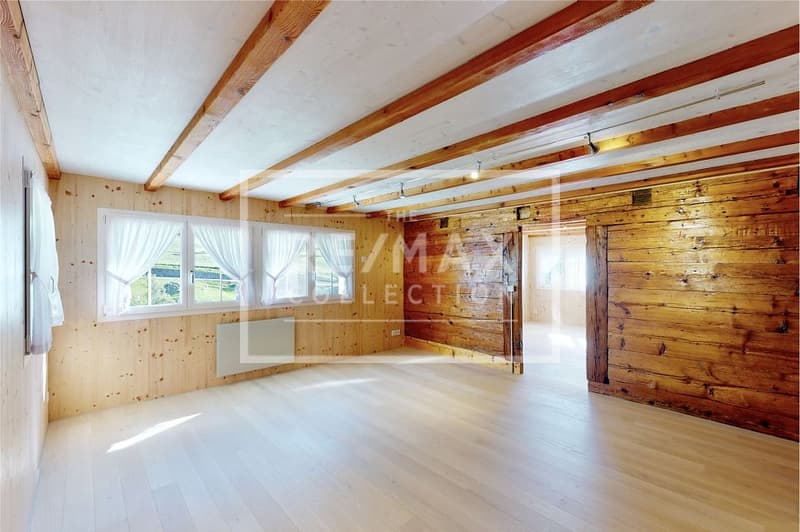 Historisch sanierter und erhaltener Strickbau, 5.5-Zimmer-Einfamilienhaus, mit Stall, in Meien UR (6)
