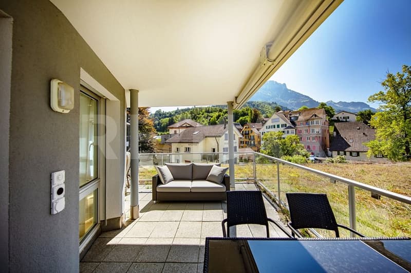 Einzigartige, lichtdurchflutete 3.5-Zi.-Wohnung mit Terrasse und Bergpanorama, 6440 Brunnen SZ (4)