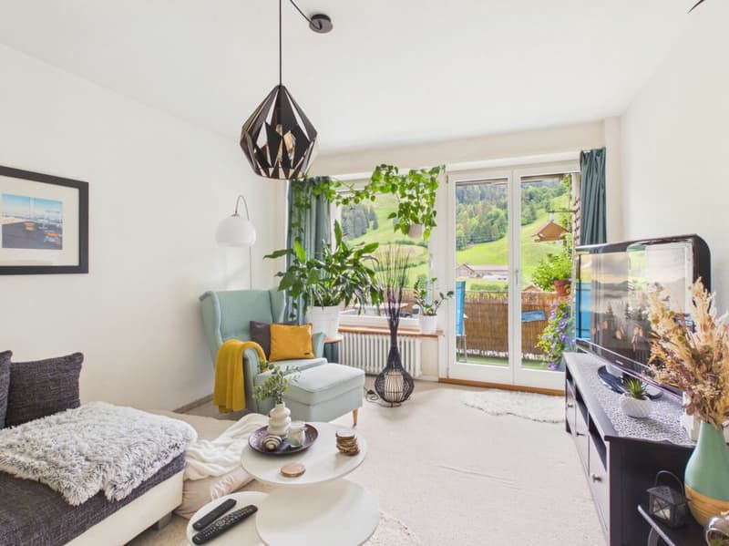 Helles Wohnzimmer
