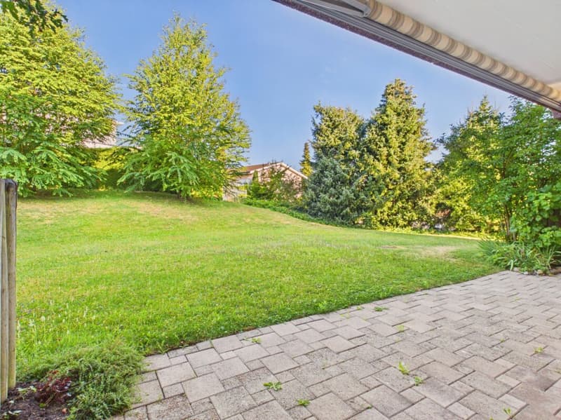 Aussicht Gartensitzplatz Westseite