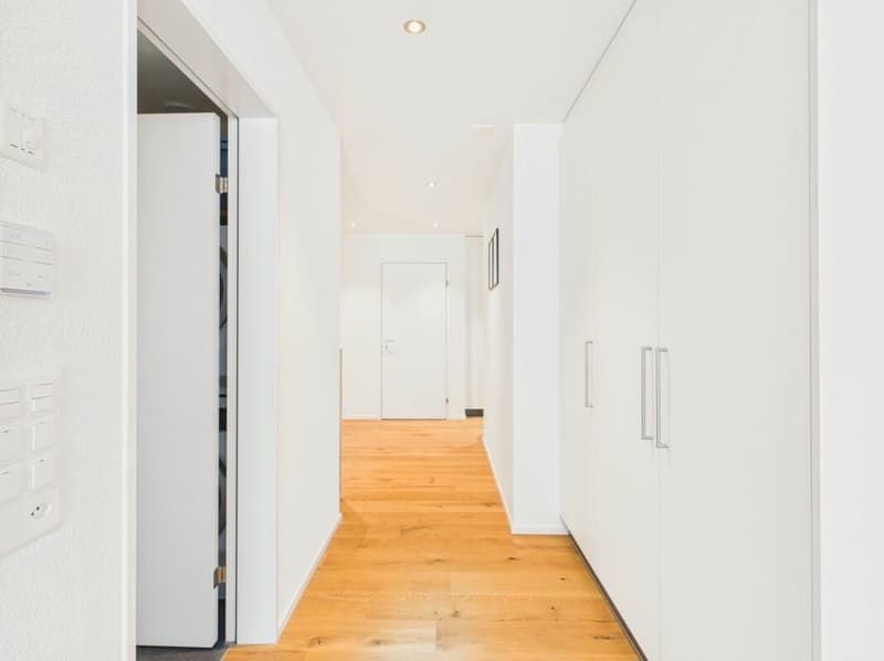 Praktische Einbauschränke im Korridor