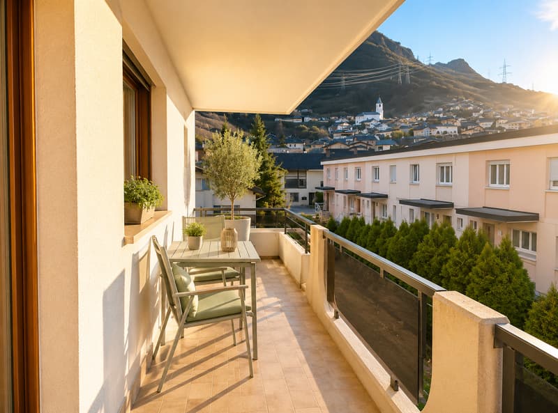 Magnifique appartement de 4,5 à vendre à Saxon (3)