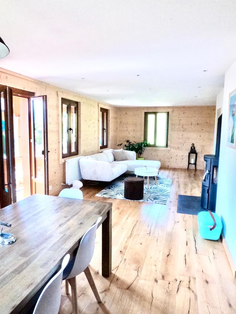 Magnifique maison individuelle de 2 appartements à vendre à Corbeyrier (5)