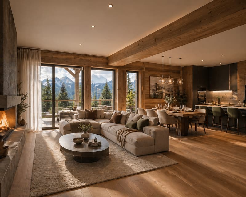 Villas jumelées haut standing à vendre à Gryon (2)