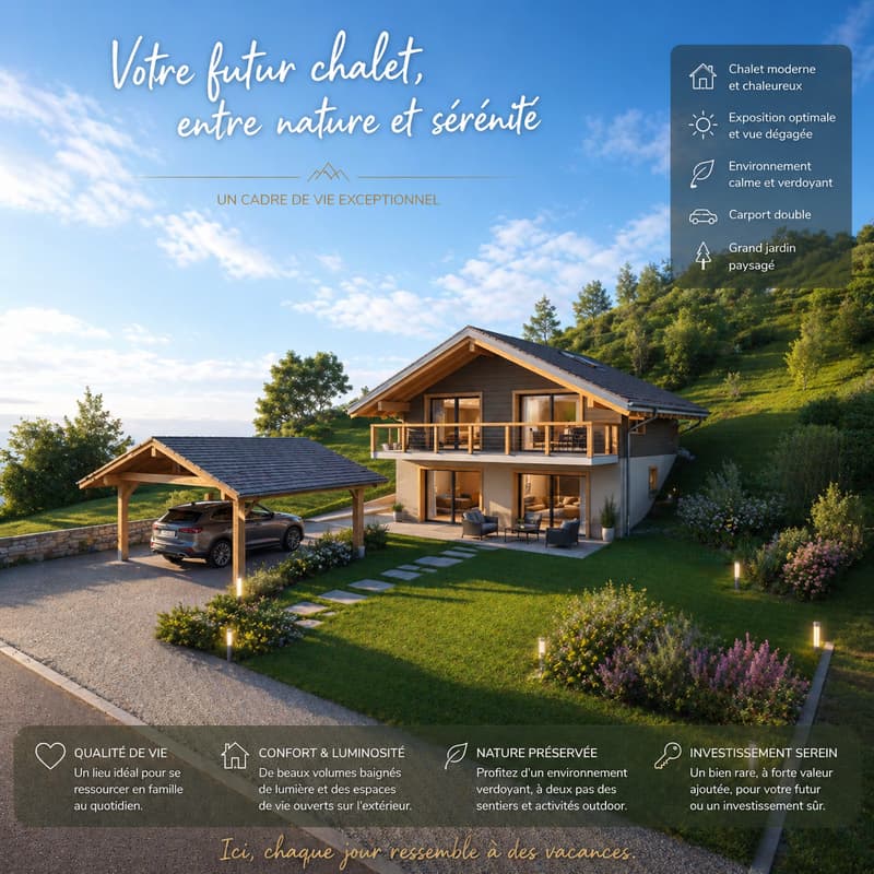 À vendre ? Promotion : superbe villa neuve aux Posses-sur-Bex, à quelques minutes de Gryon (1)