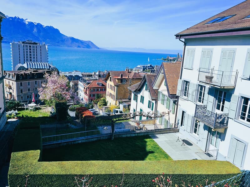 Splendide appartement avec vue panoramique imprenable sur le lac Léman et les montagnes (5)