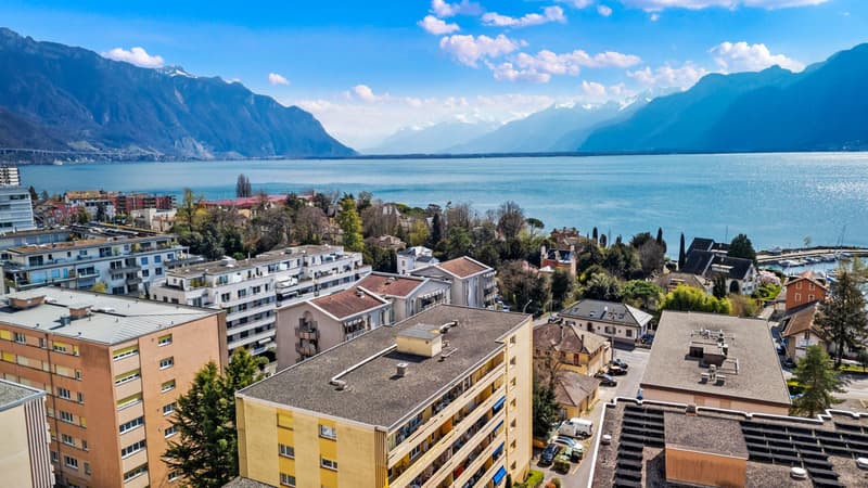 Charmant 3.5 pièces avec un balcon vue sur le lac (8)