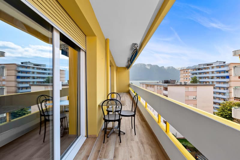 Magnifique 3.5 pièces avec un balcon vue sur le lac (4)