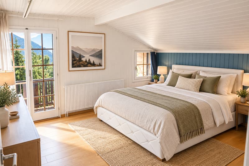 MAGNIFIQUE CHALET INDIVIDUEL  LES MARMOTTES  À VENDRE À GRYON (10)