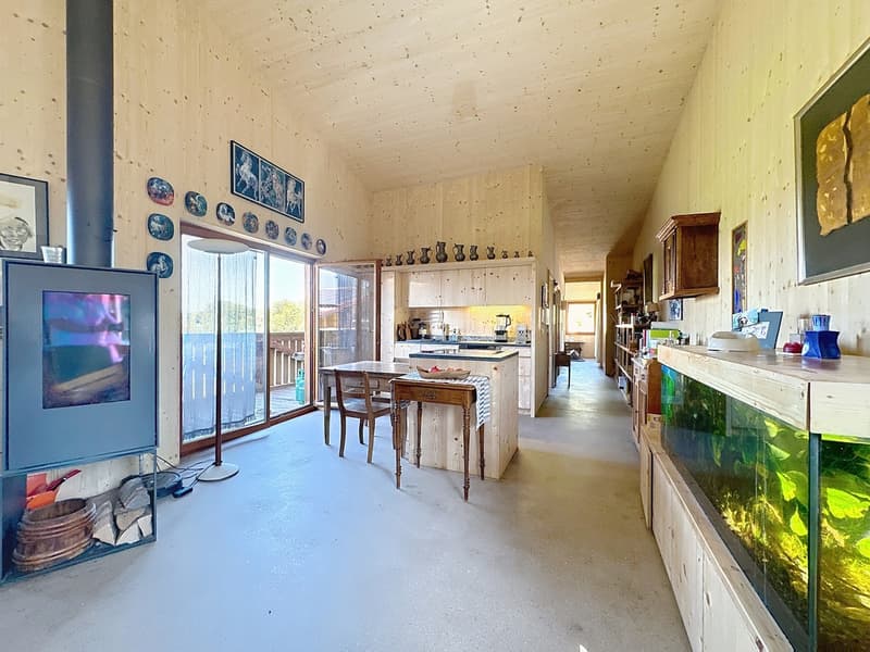 Maison d'architecte, centre équestre sur 4350m² de parcelle et mazot (2)