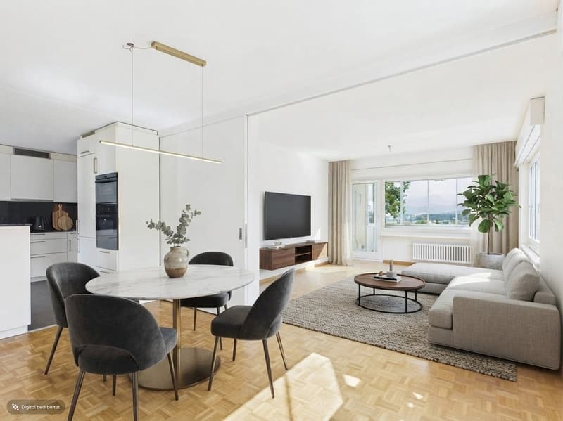 Helle 4.5-Zimmer-Wohnung mit Balkon und Garage in Emmen (1)