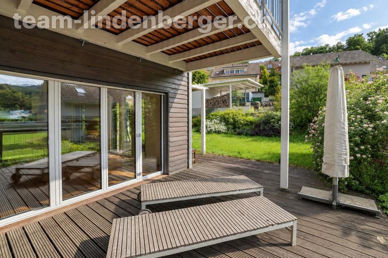 Gedeckter Sitzplatz