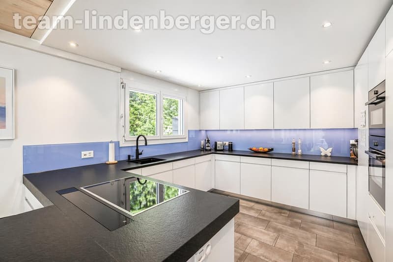 Moderne und offene Küche