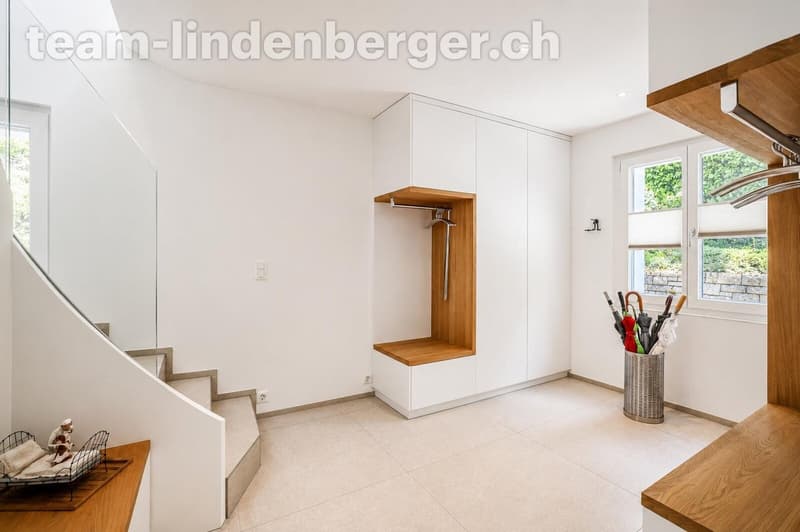 Garderobe im Eingangsbereich