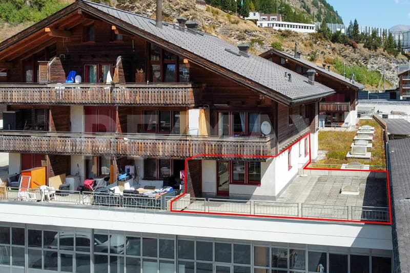 2.5-room apartment with large terrace and Matterhorn view in Zermatt (11)