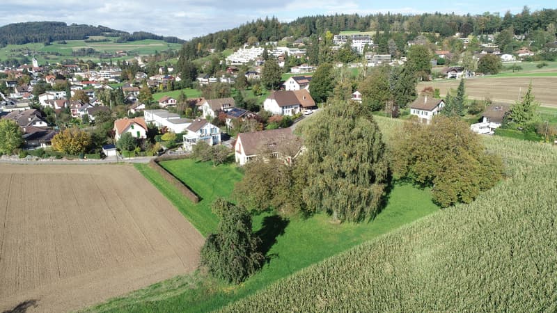 2000 m2 W2-Bauland an ruhiger Lage mit Altliegenschaft