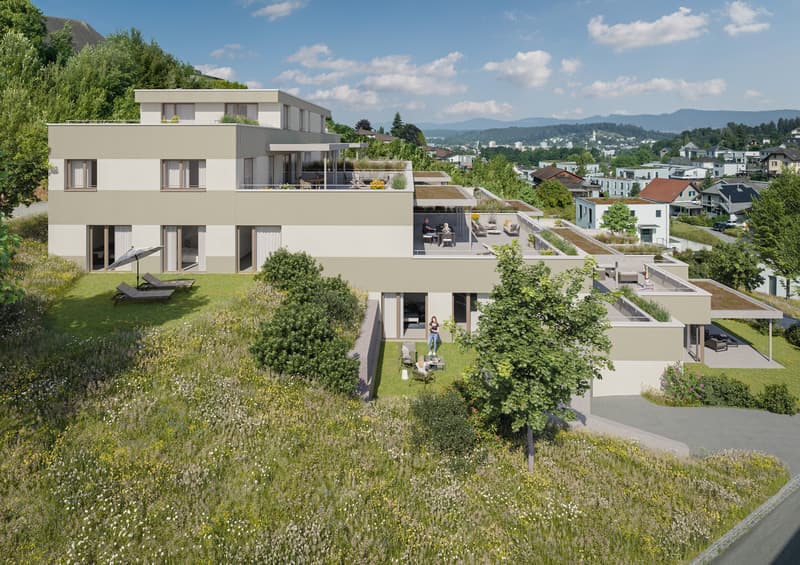 Terrassenwohnungen Nähe Wald und Wiesen