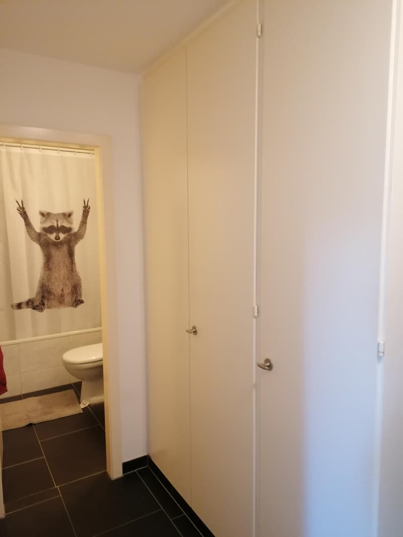 Korridor mit Einbauschränken