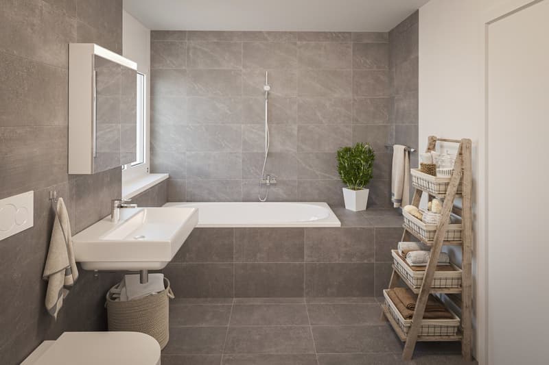 Moderne 4.5 Zimmerwohnung mit der Natur vor der Tür (2)
